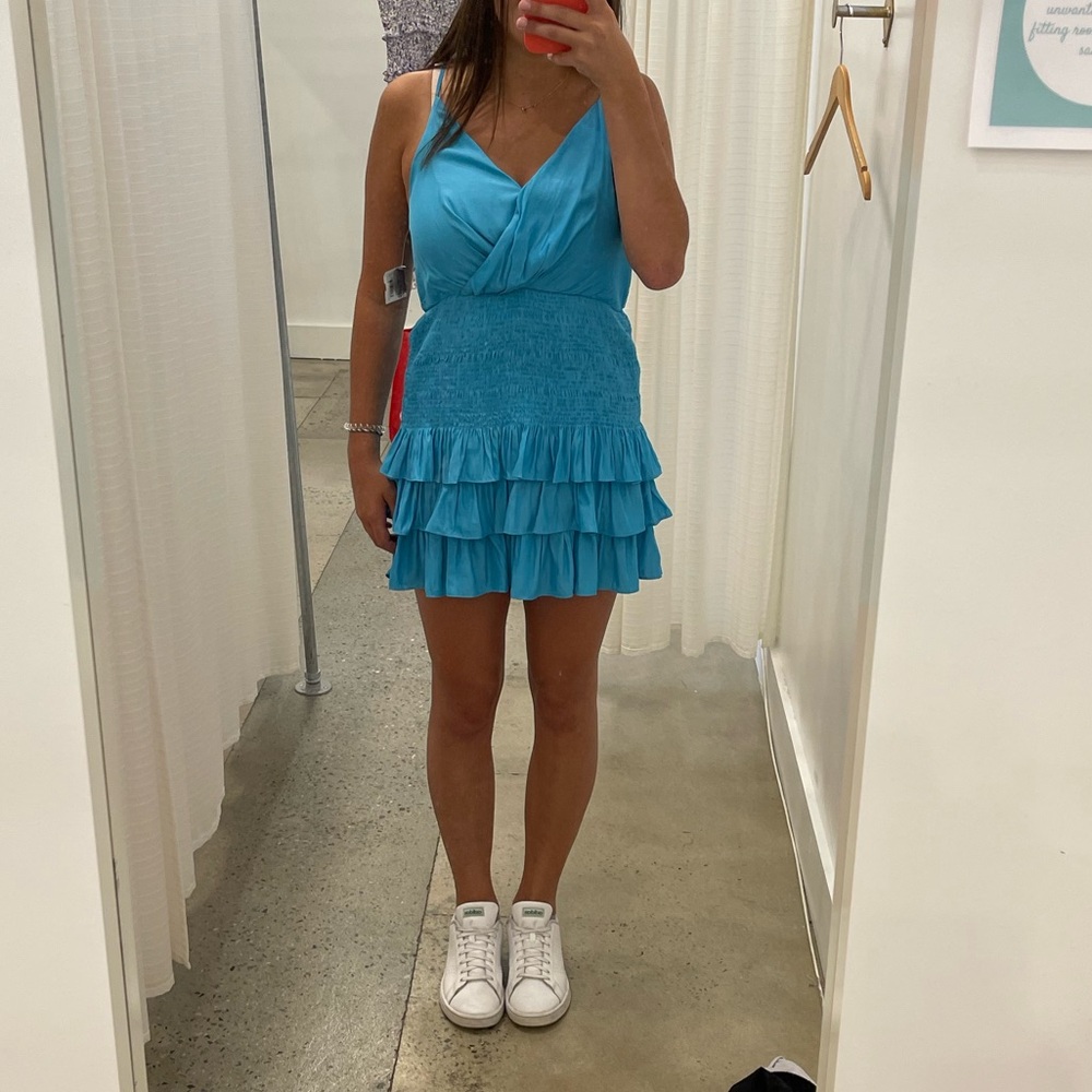 Impeccable Pig Bright Blue Mini Dress